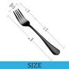 Dinner Forks Set of 6 Food Grade Stainless Steel Silverware Forks Mirror Finish Salad Forks, Use for Home,Kitchen or Restaurant, 8 Inches