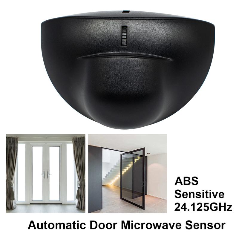 

DC 12-24V 24.125GHz Wired Microwave Motion Sensor Radar Detector for Automatic Door Elevator Company Supermarket Airport Other
