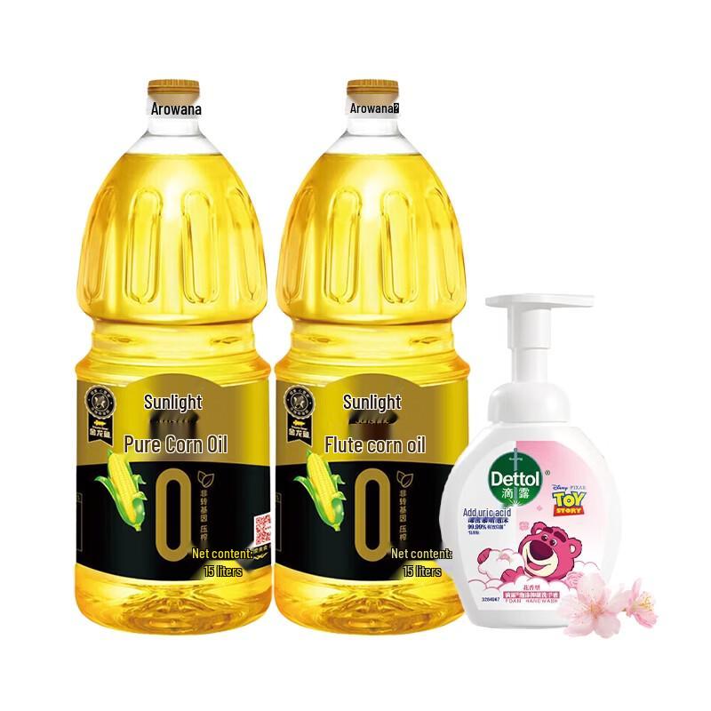 Набор Dettol Цветочный гель для мытья рук и Подсолнечное кукурузное масло