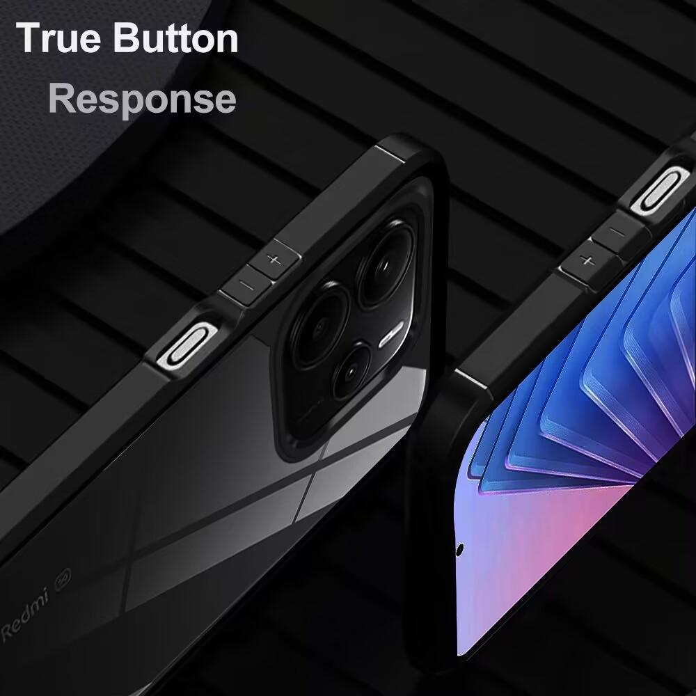 Matný pancéřový nárazuvzdorný kryt na mobilní telefon pro Redmi Note 14 13 12 pro plus 4G 5G pro Xiaomi 13C 14T Pro poloprůhledný kryt