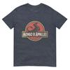 Retro Mongo Is Appalled Vintage Riding Dinosaur Unisexs TShirt