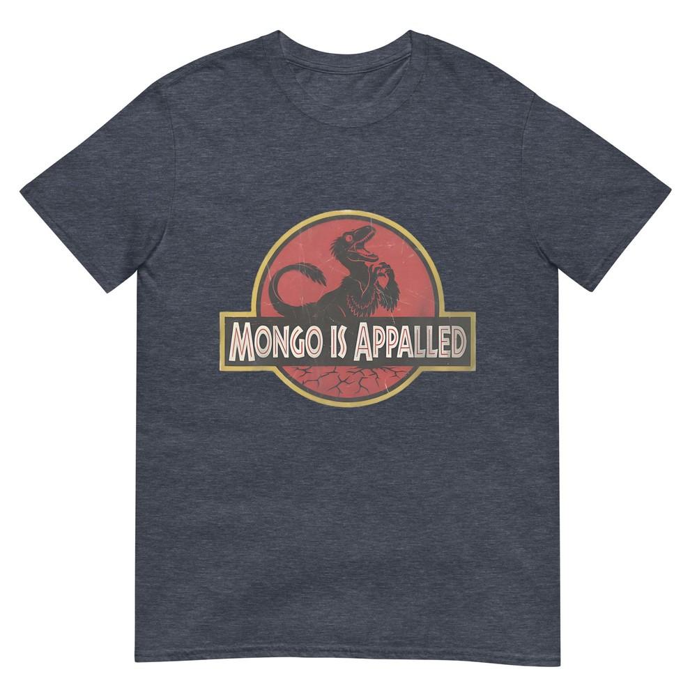 Retro Mongo Is Appalled Vintage Riding Dinosaur Unisexs TShirt