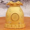 Eight Directions Wealth-Attracting Piggy Bank: Sand Gold Housewarming Gift