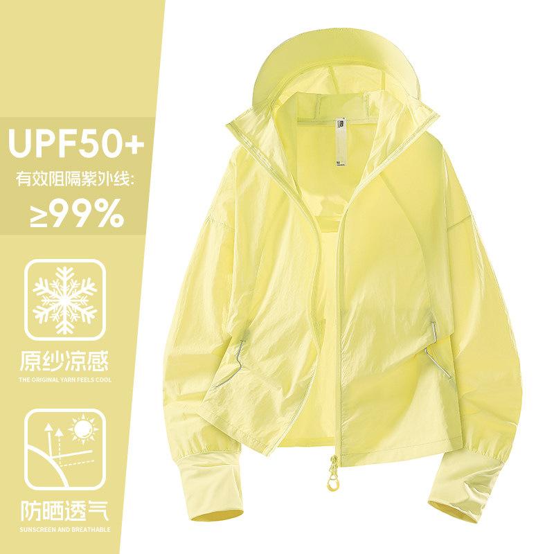 Big-name Giant Good-looking Sunscreen Clothes Women's 1011 New Summer Light and Thin UV Protection Small Short Ice Silk Jacket