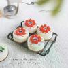 1Pcs Miniature Dollhouse Simulation Clay Strawberry Fruit Cake Mini Food Model For Doll House Accessories Cute Bakery Cake Toys
