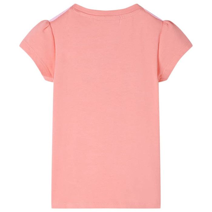 T-shirt pour enfants corail clair 5 dimensions disponibles