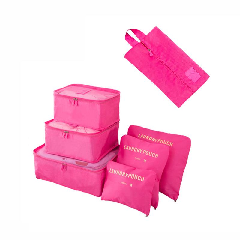 

Транскордонний дорожній набір із 7 предметів: Органайзер для нижньої білизни та сумка для взуття