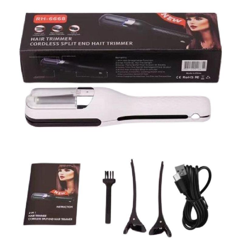 

Триммер для секущихся кончиков волос Зарядный Портативный Универсальный Удобство Легкий белый