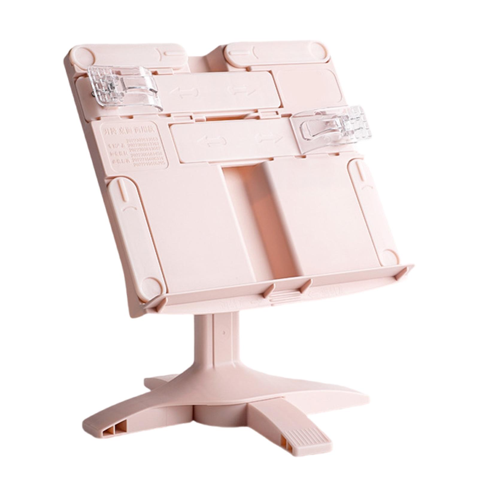 

Кути Регульований по висоті Тримач для книги Підставка для читання з кліпсою для сторінок Складна підставка для книги для підручника Ноти Планшета 4