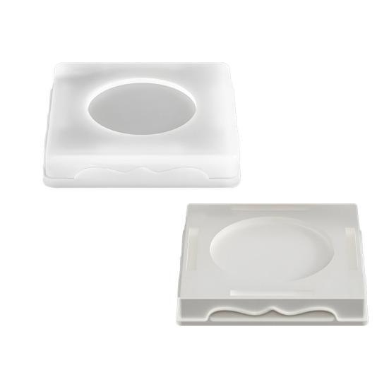 Christmas Candle Holder Mold Flexible Non-Stick Silicone Mold Christmas Lantern Casting Mold for Resin Plaster Elk Snowflake Snowman Candle Holder