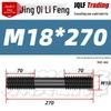 High-Strength Double-Ended Stud Bolt M12-M18 | Grade 8.8 Mold & Press Screw Rod