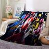 Rangers Team-up Flannel Blanket, Soft Polyester, Modern Design, All-Season for Camping, Travel, Gifts for Holidays or Birthdays
