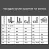 7PCS Set H2.5/4mm Allen Key Set Wrench Torque Hexagon Star Fixed Wrenches Bicycle Complete Kit Spanner Set Workshop Hand Tool