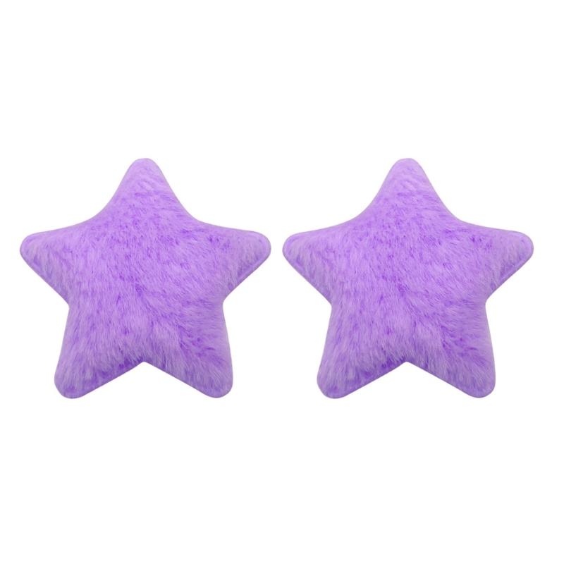 Coppia di Decorazioni per Cuffie da Gioco in Peluche Morbidi Proteggi Pad Auricolari per Comfort e Riduzione del Rumore Opzione Multicolore