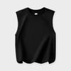 Boys' Solid Color Cotton Tank Top - Summer Sleeveless T-Shirt for Kids and Baby.