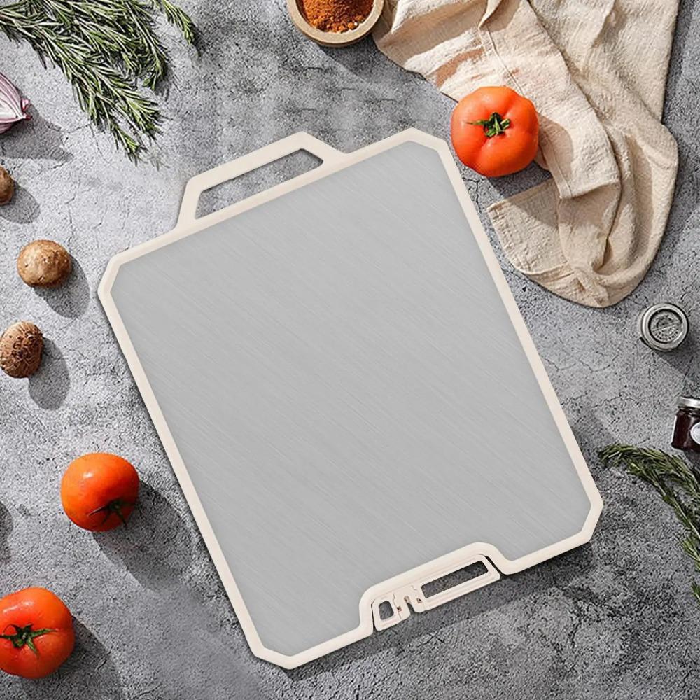 with Grinding Area Chopping Board Non Stick Chopping Block Double-sided Cutting Board  Vegetables