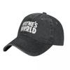 Waynes World Baseballcaps Populær Komedie Kpop Rock Truckerhatt Pustende Unisex Menn Mote Egendefinert Logo Baseballcaps
