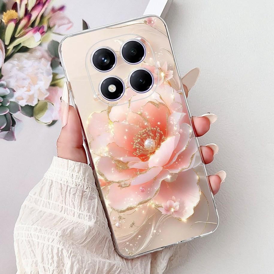 For Xiaomi Redmi Note 14 Pro Plus Case New Popular Flower Marble Soft Silicone Cover For Xiaomi Redmi Note 14 Pro Global Capinha