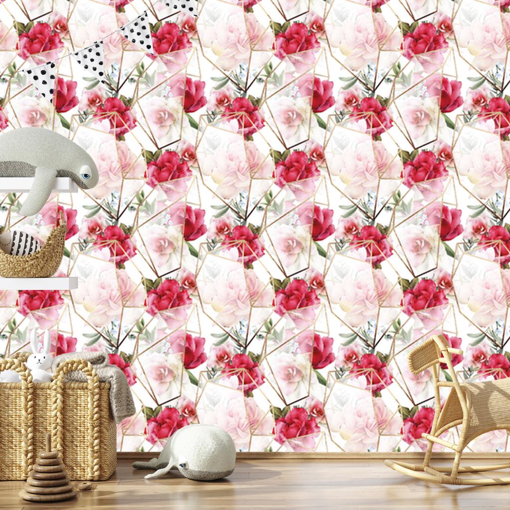 Roses Wallpaper for Living Room and Bedroom 50x1000