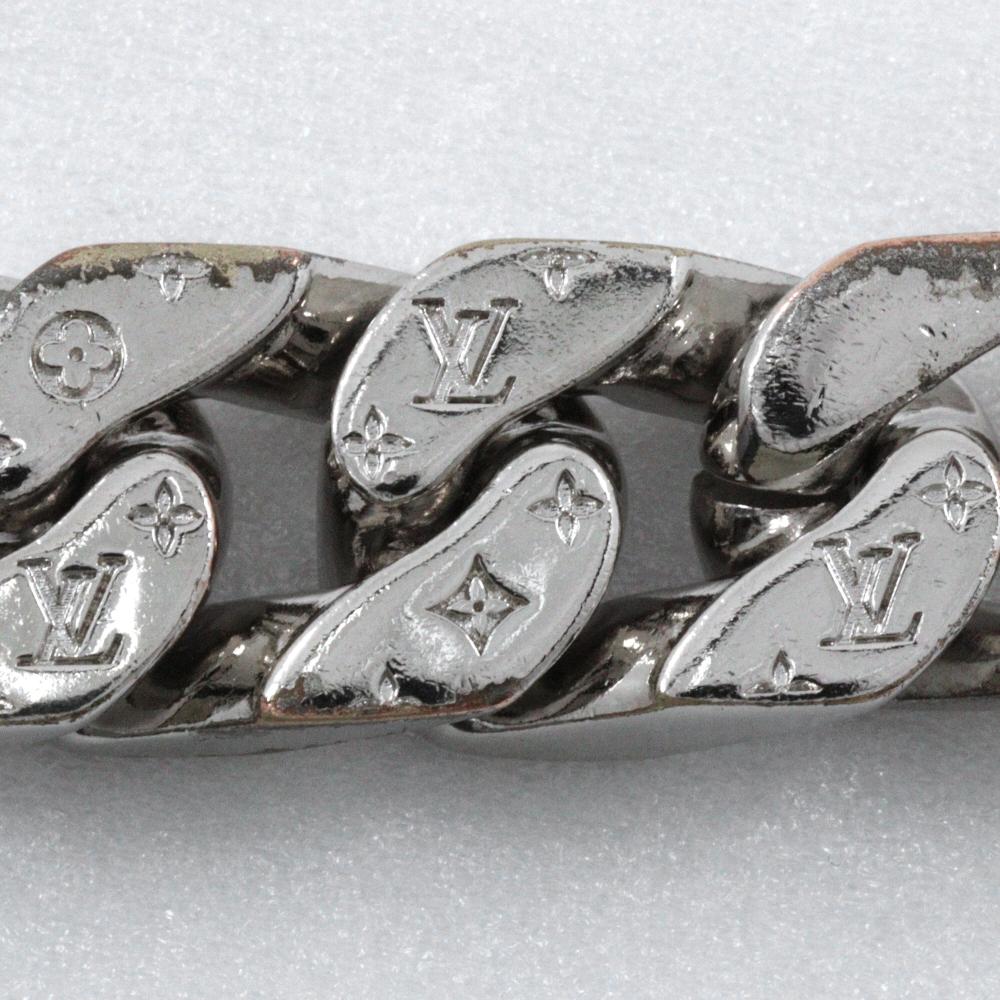 LOUIS VUITTON Bracelet LVChain Links Bracelet M69989 Silver Silver metallic 78.7g unisex Used