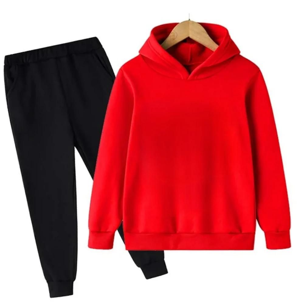 3-12 Years Spring Autumn Football CR7 Print Hoodie+Pants Suit Boy Sweatshirt 2PCS Sets Boys Pants Suits Children's Clothing