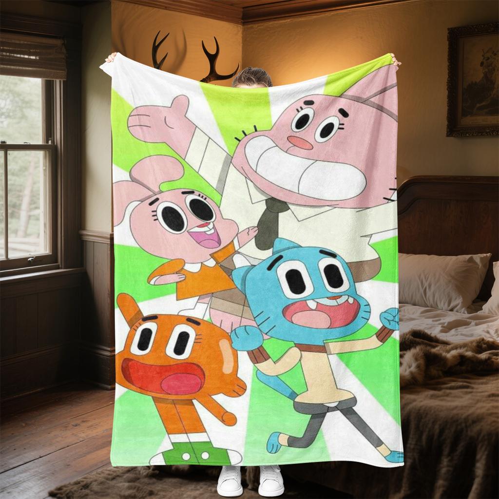 Friends Gumball Soft Comfortable All Seasons blanket Sofa Office Naps blanket Outdoor Travel throw Perfect Gift