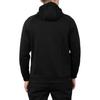 Nike Felpa con cappuccio casual sportiva con logo grande da uomo nera BQ8106-010