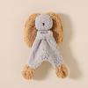 Pure Cotton Baby Comfort Toy: Rabbit Sleep Companion Crinkle Handkerchief