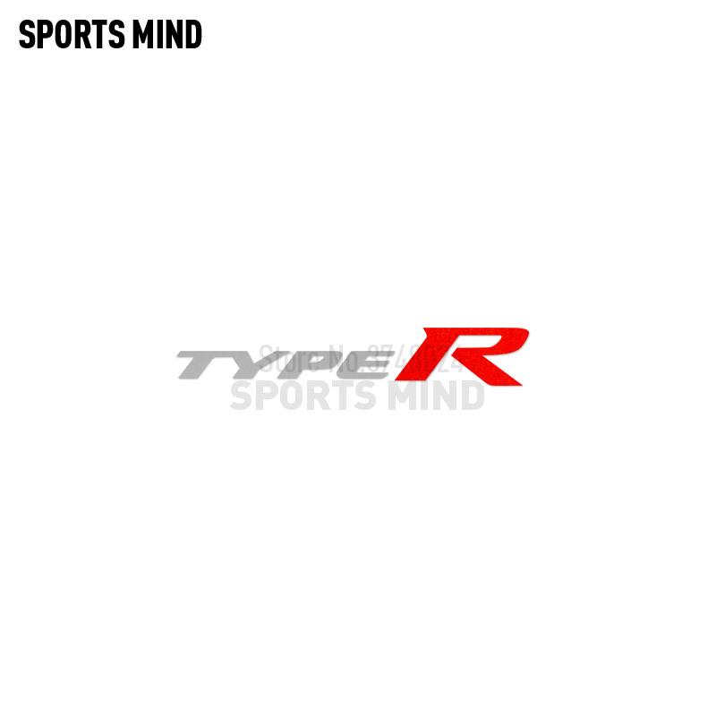 

2 Pieces Customizable Car Styling JDM For Honda Accord Civic TYPER CRV TYPE R Accessories Car Stickers Decal Vinyl Automobiles 18.5x3cm