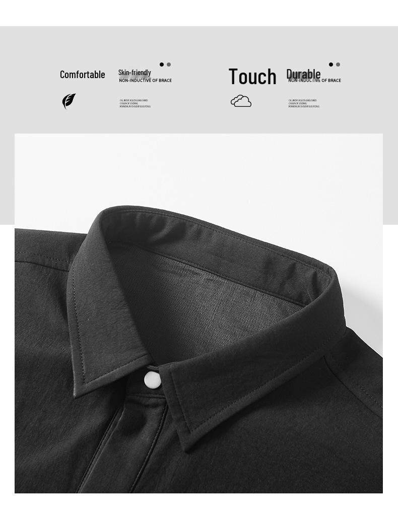 Men's High-End American Workwear Jacket: Trendy Spring/Autumn Loose-Fit Shirt-Style Coat (Customizable)