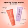 Foxtale Daily Glow Combo | Super Glow Face Wash with Vitamin C + Nourishing Moisturizer with Niacinamide | Brightens, Hydrates & Evens Skin Tone |