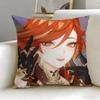popular game character Mavuika Cushion Cover Soft & Easy-Wash Pillow Case – Versatile for Couch, Bed, Travel and Office