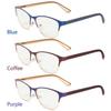 Fashion Classic Metal Reading Glasses for Women Men Presbyopia Eyeglasses Elder Anti-fatigue Optical Eyewear Diopter +1.0~3.5