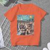 ZX Van Gogh and Friends In a Car Women Tshirts Funny Artwork Aesthetic Vintage Female Clothing Loose Cotton Graphic Tops