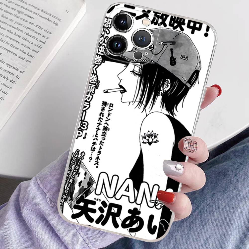 Phone Case Comics N-Nana Hot Japan For Samsung S26 S25 S24 S23 S22 S21 S20 FE Note20 Note10 Plus Ultra Edge Clear Soft TPU Cover