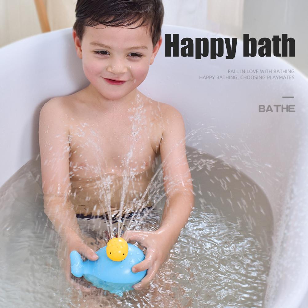 Baby Bath Toy Spray Whale Electric Infant Water Pump Swimming Pool Bathtub Toy Set for Newborn Babies Children
