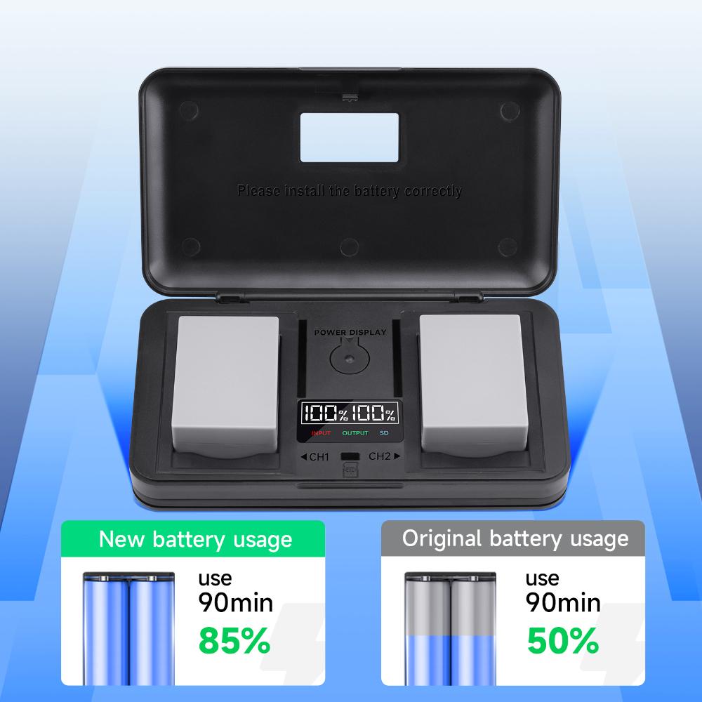 PALO 1400mAh NB-10L NB 10L Battery+Multi-Function Charger Battery Storage Box For CANON G15 G16 G1X SX40 SX50 SX60HS GX3