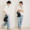 [Rootote] 1110 Cat-shaped Small Tote Bag EU Deli Sitting Cat-A (02 Blue Gray)