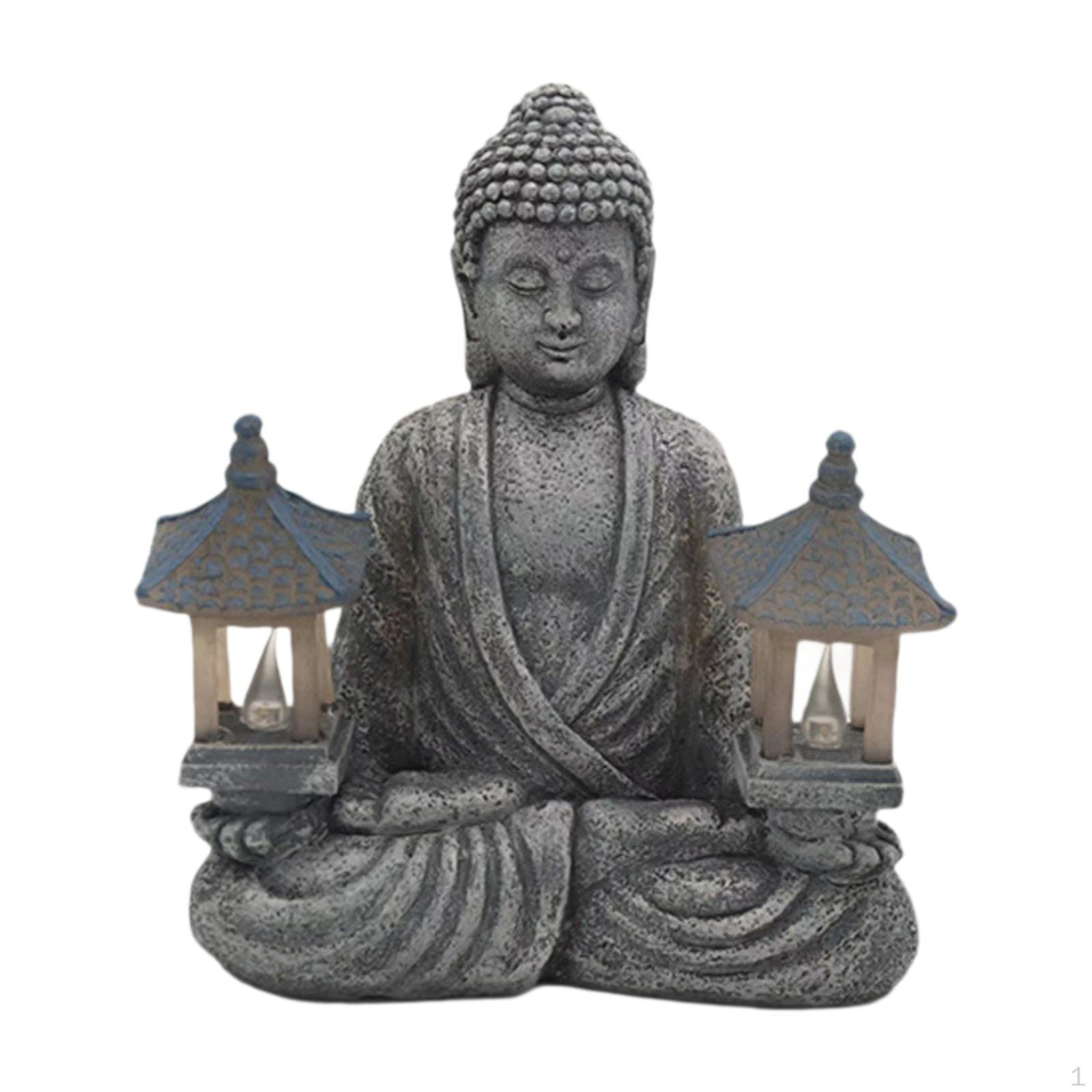 

Buddha Sculpture with Solar Lighting for Outdoor Areas Lighthouse
