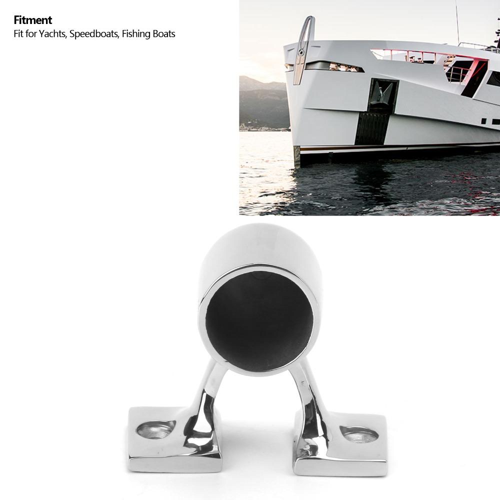 316 Stainless Steel Handrail Fitting 1in Leg Holder Accessories Track End Bracket  Speedboat