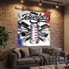 Barber Shop Pole Artwork Printed Tapestry, Wall Hanging,Livingroom, dormitory, Large Wall Decor, Fabric Decor Fan Birthday Gifts