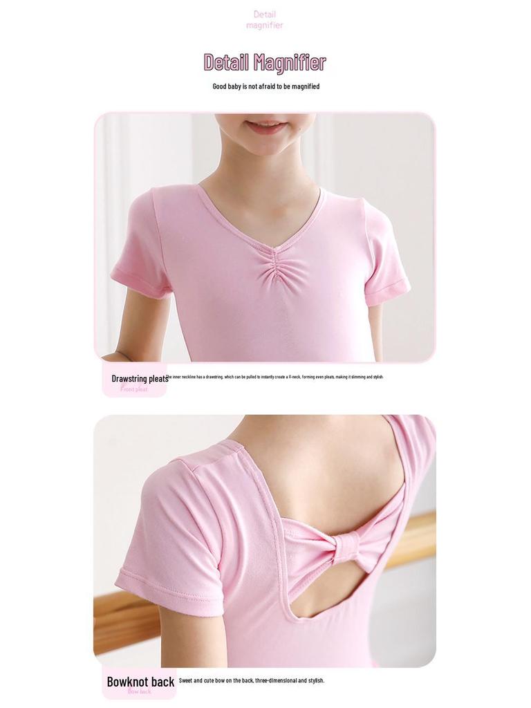 Szyfonowe stroje do tańca dla dzieci: Jednoczęściowa spódniczka do baletu i gimnastyki z body wyszczuplającym