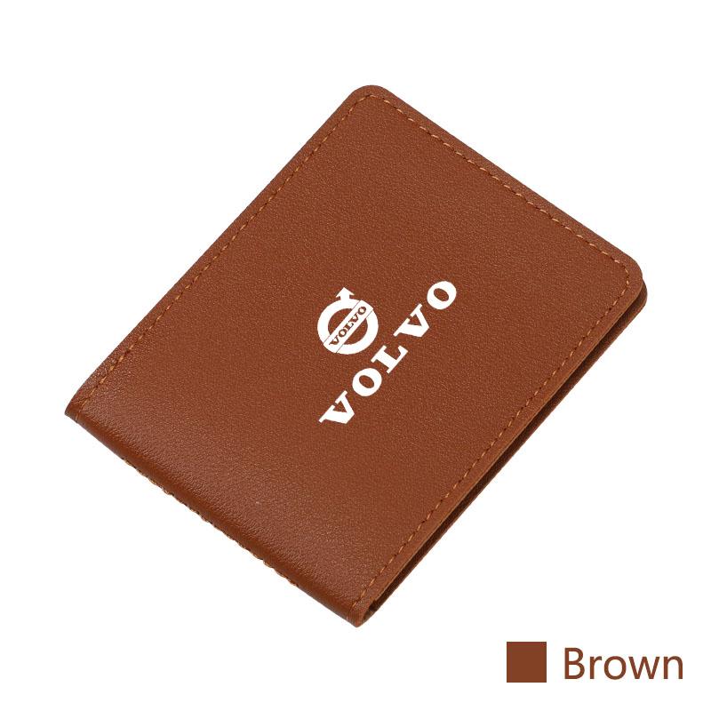 Car Driver's License Protective Cover Leather Document Cover For Volvo XC60 S60 V40 V50 V60 S80 S40 C30 AWD C70 S40 S60 S80 S90