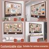 Creative Wool Felt Photo Wall Stickers - No Drill, Damage-Free Cork Board Decoration
