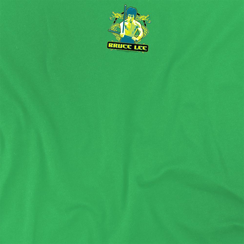 Bruce Lee Unisex Adult Double Dragons T-Shirt