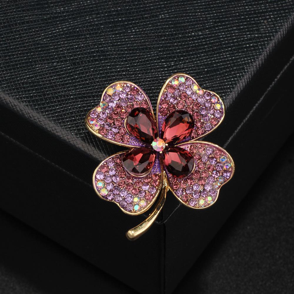 

Элегантная синяя бутоньерка для костюма: Брошь-булавка Bauhinia Pearl для защиты от оголения для женщин