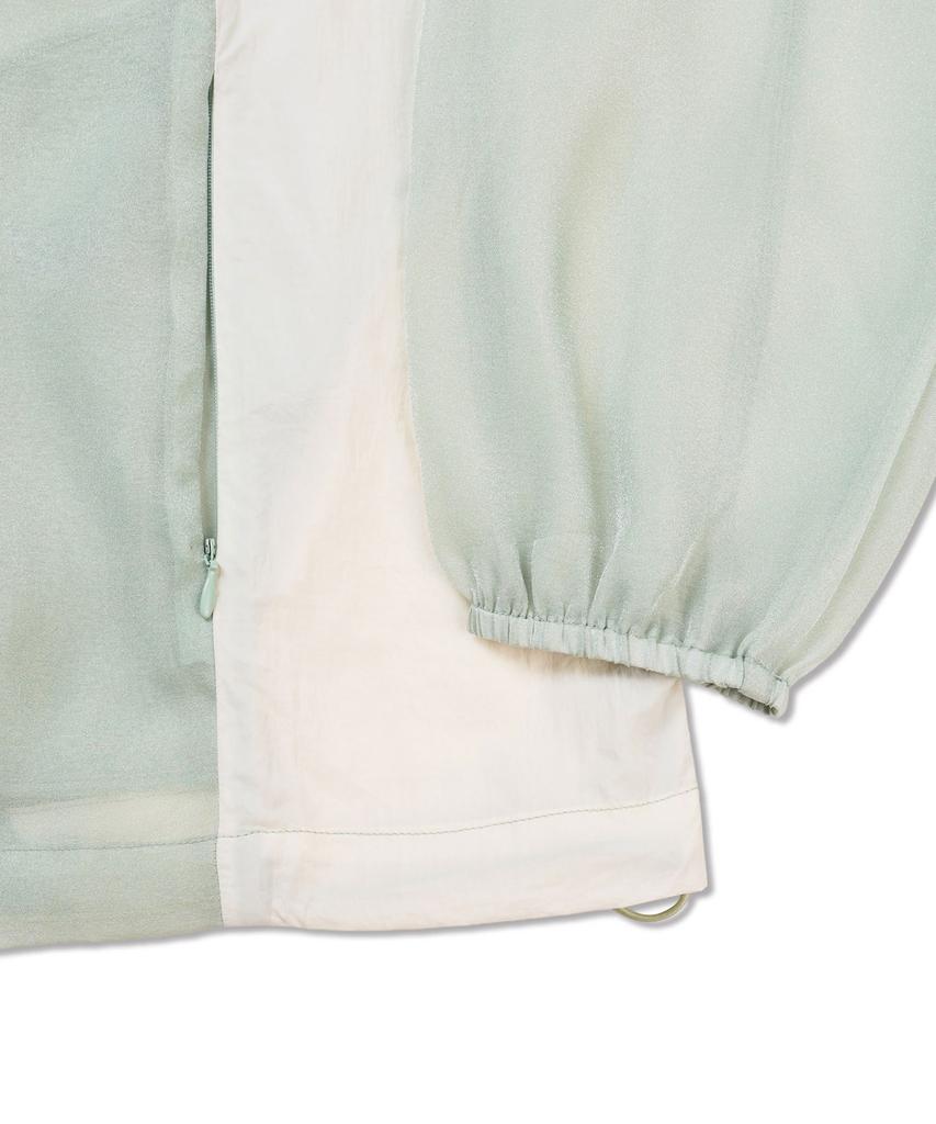 Michiko London Koshino Airy Sheer Windbreaker Mint