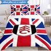 3PCS Fulham F.C Printed Soft Bedding Set,Including 1pc Duvet Cover And 2pcs Pillowcases Perfect for Bedroom, Dormitory, Fan gift