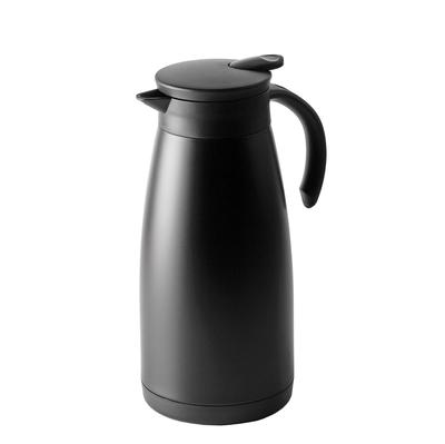 Pearl Metal Pot Tabletop Pot Limited Edition Black Stainless Steel Heat Retention Cold Retention BLKP Black [BLKP] 1.5L AZ-5019