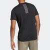 adidas T Shirts Men's Black Crew Neck Moderate Straight Fit CZ8725